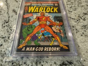 Marvel Premiere # 1 CGC Graded 7.5 Comic Book 1st App Him As Adam Warlock JH33