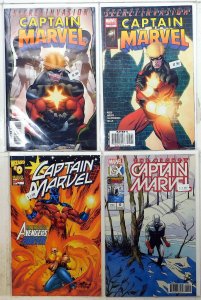 Captain Marvel Lot of 4 #4, 5, Wizard 0, Mighty 0 2008 Marvel 1st Print Comics