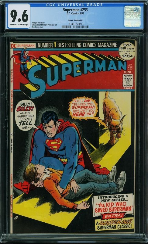 Superman #253 (1972) CGC 9.6 NM+