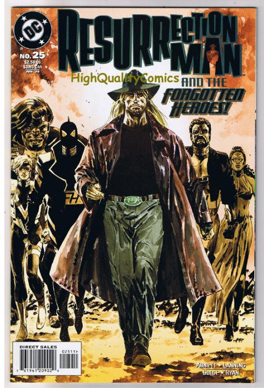 RESURRECTION MAN #25, NM+, Animal Man, Death new powers, more in store