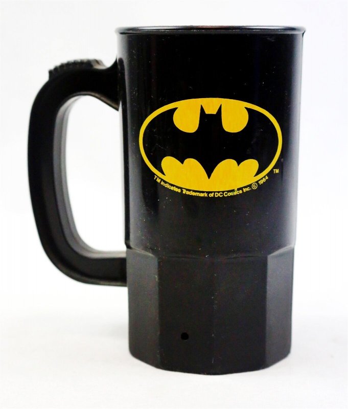 VINTAGE 1989 Super Mug DC Comics Batman Plastic Cup