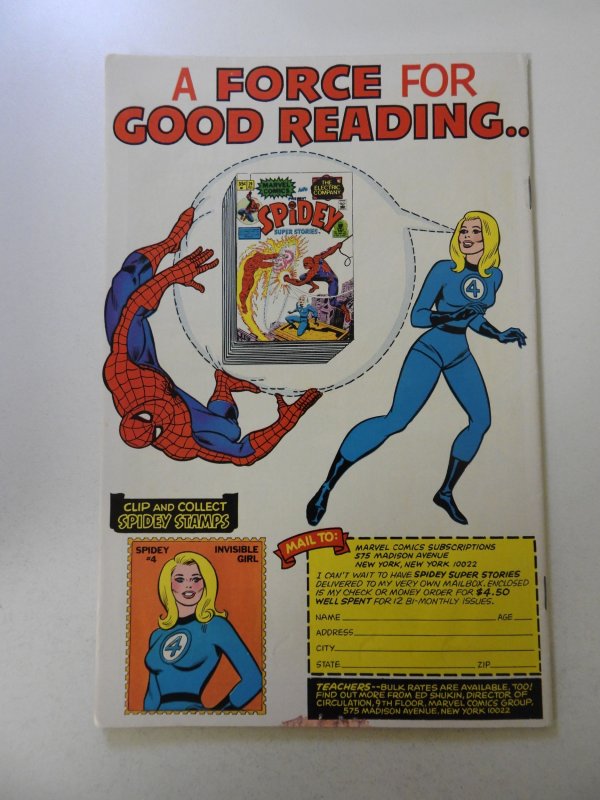 Spidey Super Stories #20 (1976) VF- condition