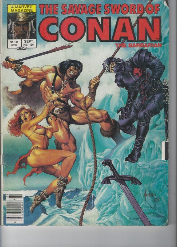 The Savage Sword of Conan #104 (1984)