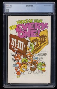 Blue Beetle (1986) #1 CGC NM+ 9.6 White Pages 1st FireFist!