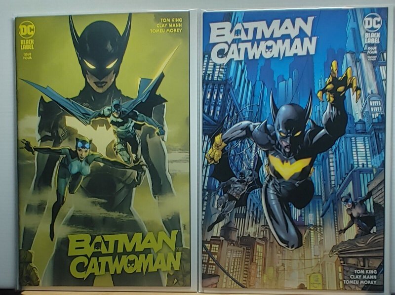 ?Batman Catwoman #4 Mann First Cover of Helena Wayne and Jim Lee Trade Set NM+