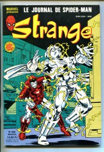 STRANGE #226-1987-MARVEL-SPIDER-MAN-IRONMAN-CAPT AMERICA-FRENCH EDITION-vf