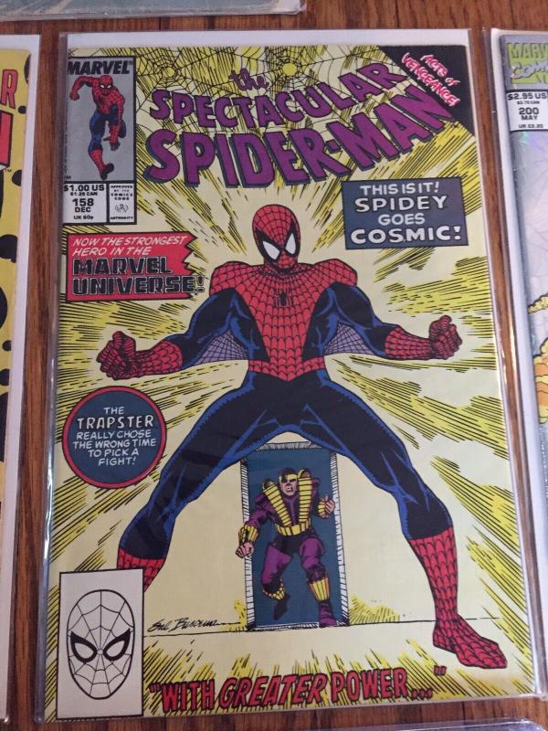 Fun Spiderman Comic Lot! Appearances By Cyclone, Molten Man, Scorpion.