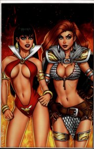 Vampirella / Red Sonja (2019) #1 Comics Elite Bill McKay Virgin Variant