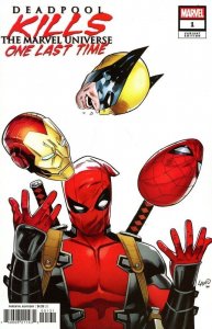 Deadpool Kill Marvel Universe One Last Time #1 Greg Land Variant Cover C NM