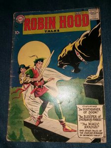 Robin Hood Tales # 10 (VG) golden age dc comics andru esposito classic cover art