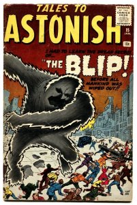 TALES TO ASTONISH #15-1961-BLIP-MARVEL-KIRBY-DITKO-HORROR ART