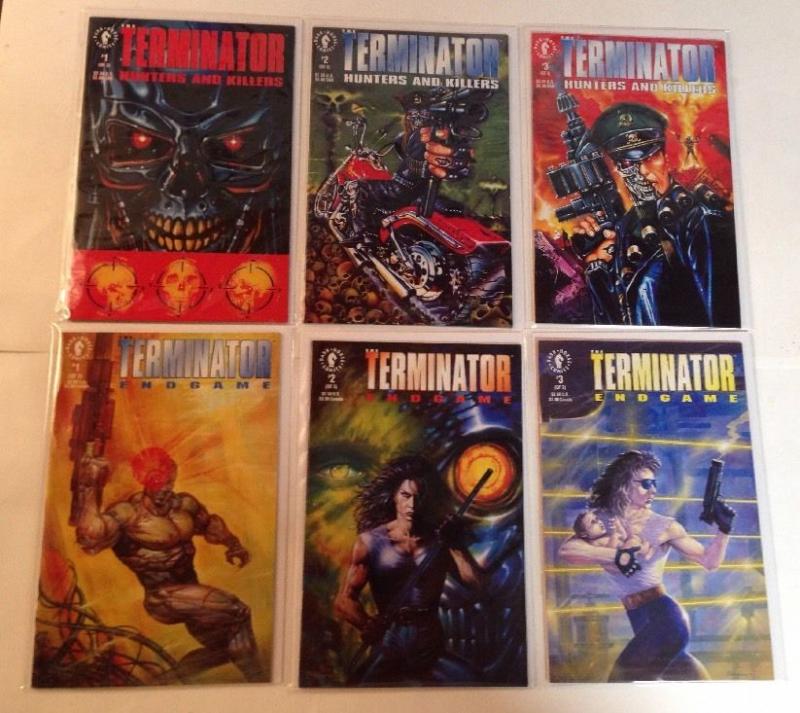 Terminator Hunters And Killers 1-3 Endgame 1-3 Near Mint Lot Set Run