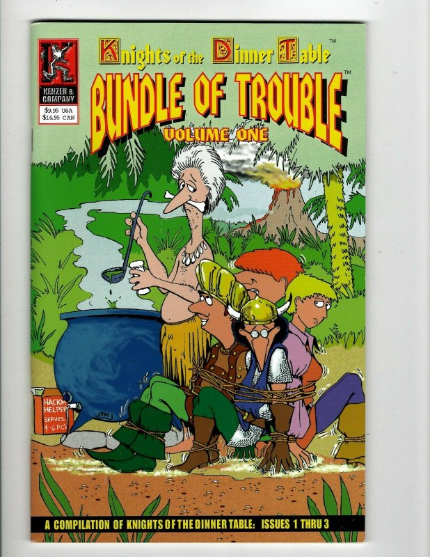 Lot Of 9 Bundle Of Trouble Comic Books # 1 2 3 4 5 6 7 8 9 Knights Dinner Ta GB4