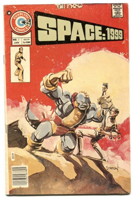 Space: 1999 #2 1976- Charlton TV comic- Staton VG/FN