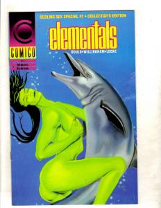 10 Comics Elementals 1 2 3 + Revenge 1 Debbie Dallas 1 Angel 1 2 Doll 4 +MOR JF1