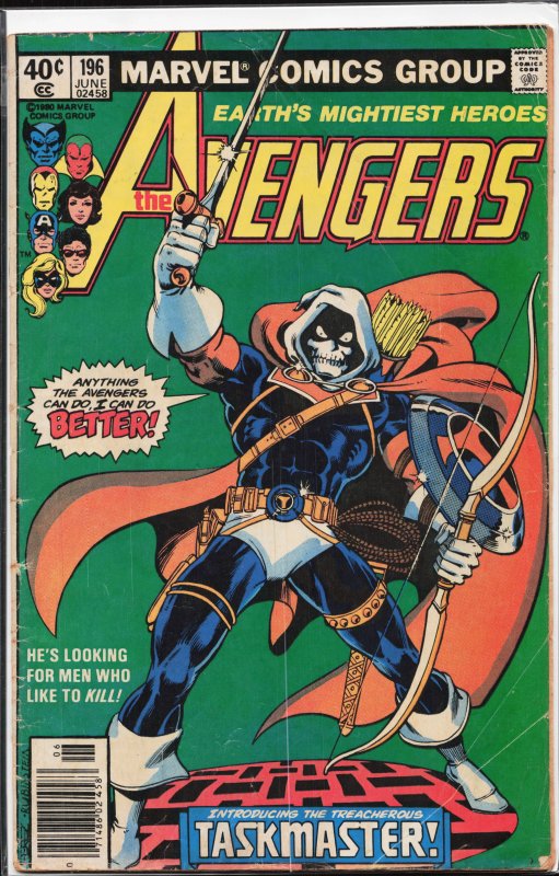 The Avengers #196 (1980) The Avengers [Key Issue]