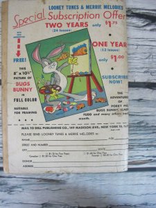 Looney Tunes Merrie Melodies Bugs Bunny Dell Comics 1946 #56 10 Cent