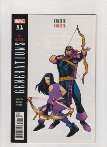 Generations: Hawkeye & Hawkeye #1 NM- 9.2 Marvel Comics 2017 Kate Bishop,Clint
