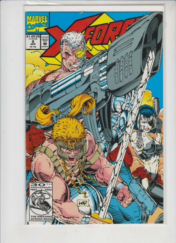 X-FORCE # 9 1992 MARVEL / UNREAD / HIGH