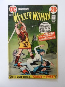 Wonder Woman #202 (1972) GD- condition cover detached both staples