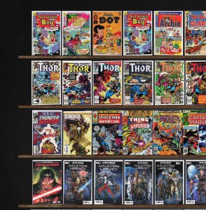 Huge Lot 150+ Comics with The Mighty Thor, Thor, Pep Comics & More!