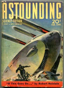 PULP:  Astounding Pulp February 1940- Robert Heinlein- L Ron Hubbard VG-