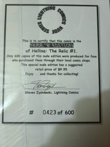 NM Sealed Hellina The Relic #1B Nude