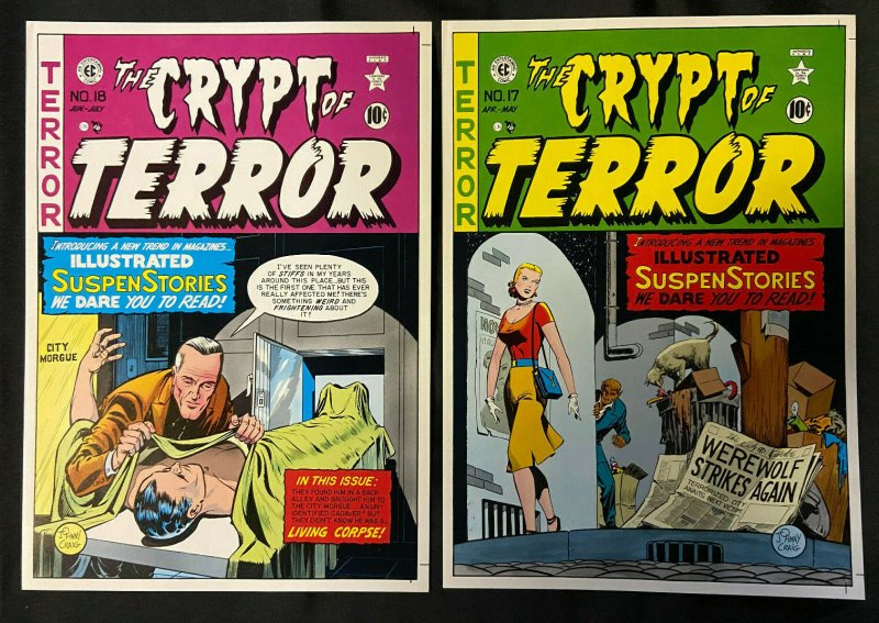 TALES FROM THE CRYPT PORTFOLIO 30 COVERS 13.5 x 10 1979 