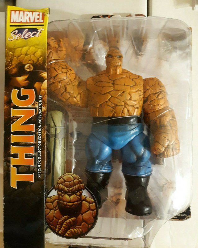 Marvel Select The Thing 9 Action Figure - Diamond Select - 2010 - Sealed 