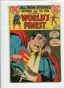 WORLD'S FINEST #213 (6.0) ATOM!! 1972