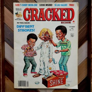 Vintage CRACKED Magazine #171 (Major 1980) JOHN SEVERIN Diff'rent Strokes Cover