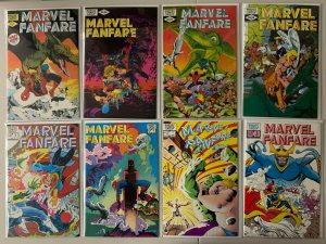 Marvel Fanfare comics lot #1-47 18 diff avg 6.0 (1982-89)