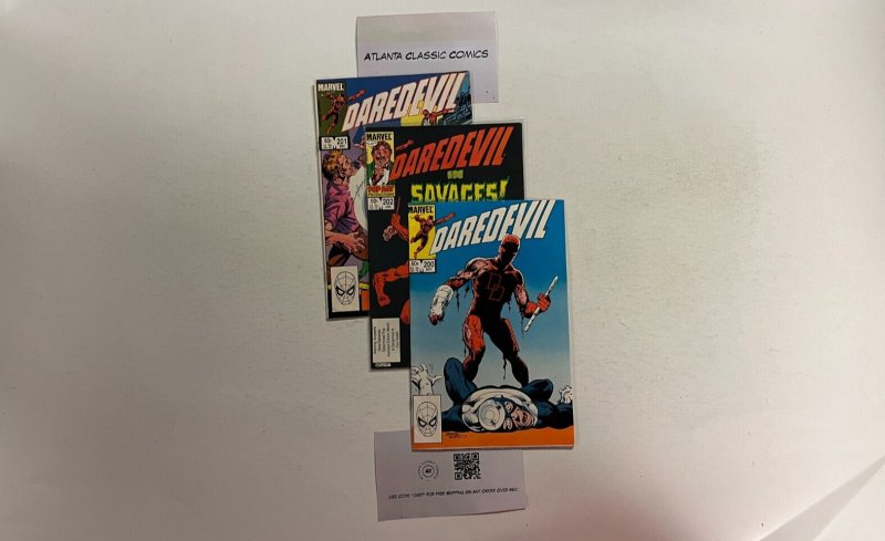 3 Daredevil Marvel Comics Books #200 201 202 21 JW11