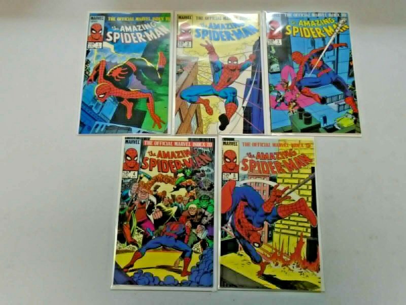 Official Marvel Index to Amazing Spider-Man Set #1-9 6.0 FN (1985)