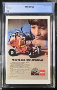 X-Men Annual #6 1982 Marvel Comics CGC 9.8 White Pages 005