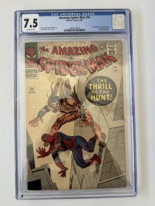 Amazing Spider-Man #34 CGC 7.5- Marvel  2nd appearance of Gwen Stacy (1966)