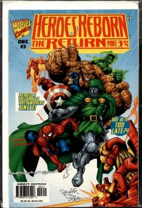 Heroes Reborn: The Return #3 Direct Edition (1997) Human Torch