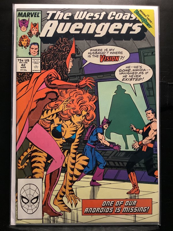 West Coast Avengers #42 Direct Edition (1989)