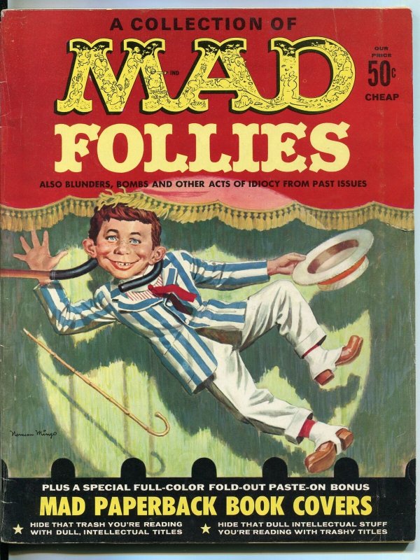 MAD Follies Magazine-1963Mad Paperback Book Covers-Mort Drucker-Don Martin-FN