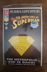 Adventures of Superman #501 Die-cut cover (1993) Superboy 