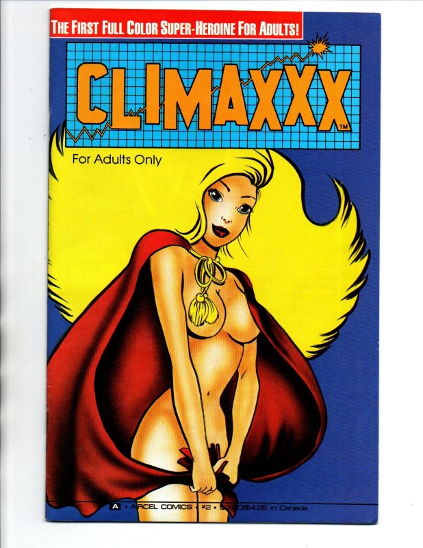 Climaxxx #1 2 3 & 4 Set - superheroine parody - Aircel - VF