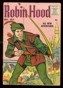 Robin Hood #4  1956 -   -VG - Comic Book