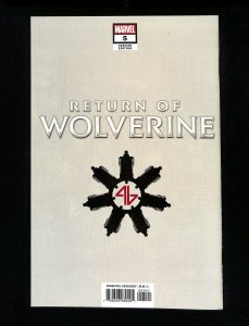 Return of Wolverine #5 Adi Granov Exclusive Virgin Variant