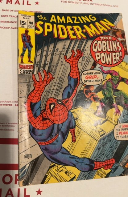 The Amazing Spider-Man #98 (1971)Goblin:Joket Issue-see desctiptuon