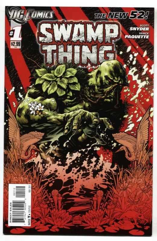 Swamp Thing #1 2011 New 52 DC Second printing comic book 