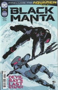 Black Manta # 6 Cover A NM DC [G6] 