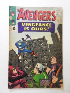 The Avengers #20 (1965) VG- Condition moisture stains