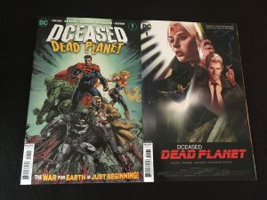 DCEASED: DEAD PLANET #1 Two Cover Versions, VFNM Condition 