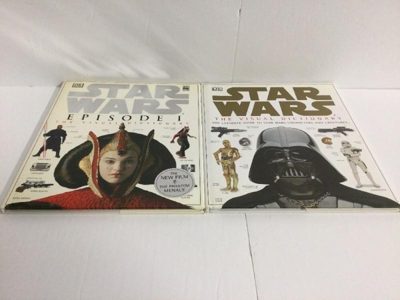 Star Wars Visual Dictinary 2 Book Lot Vf Very Fine DK