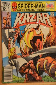 Ka-Zar the Savage #9 (1981)